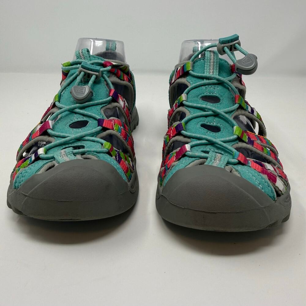 Keen Whisper Raya Fusion Strap Sandals Women's 6 Teal Pink Hiking Summer - Picture 4 of 12